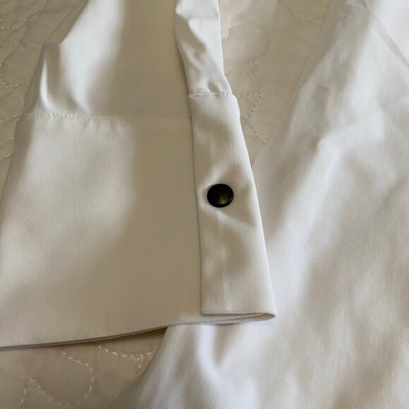 ADAY Something Tailored White Shirt Women's Medium Minimalist - Picture 7 of 7
